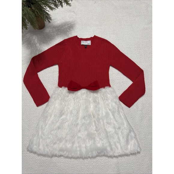 Derek Heart Girl L Sweater Dress Holiday Long Sleeve Sz XL - Picture 2 of 8